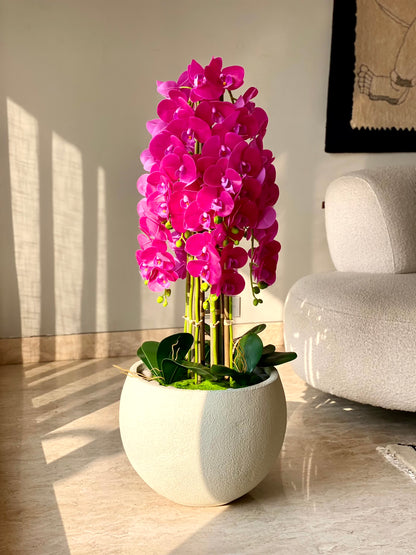 Artificial Cascade Orchid  Plant - 3 Feet