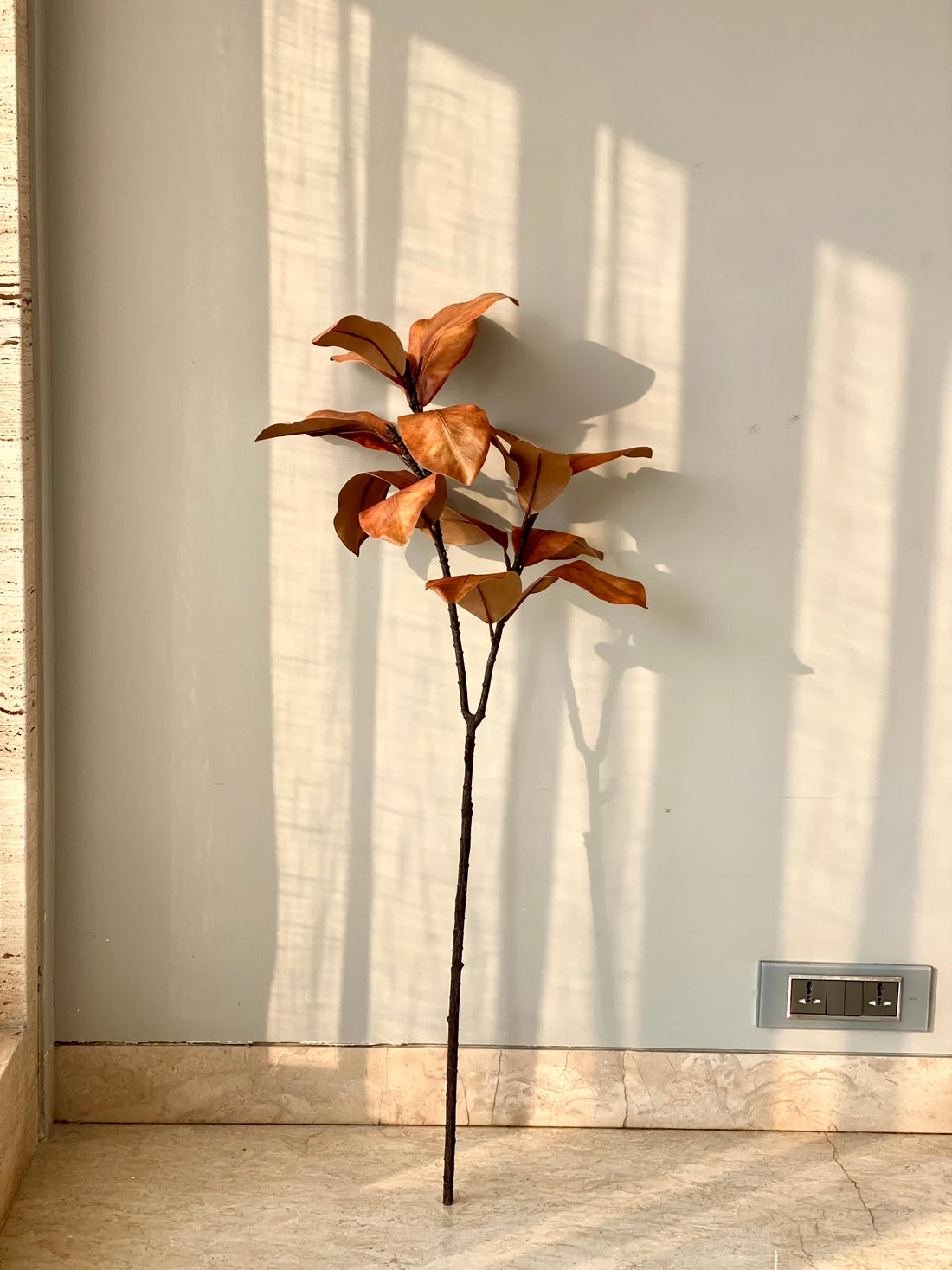 Artificial Magnolia Stem (One Stem) - 3.5 Feet