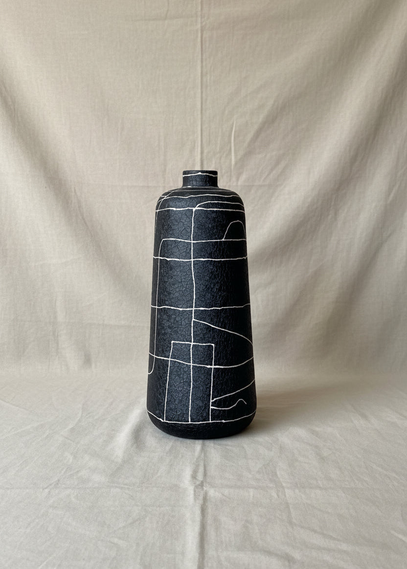 Dune Terra Vase Large - Black