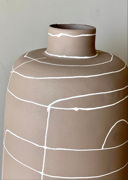 Dune Terra Vase - Beige (Small)