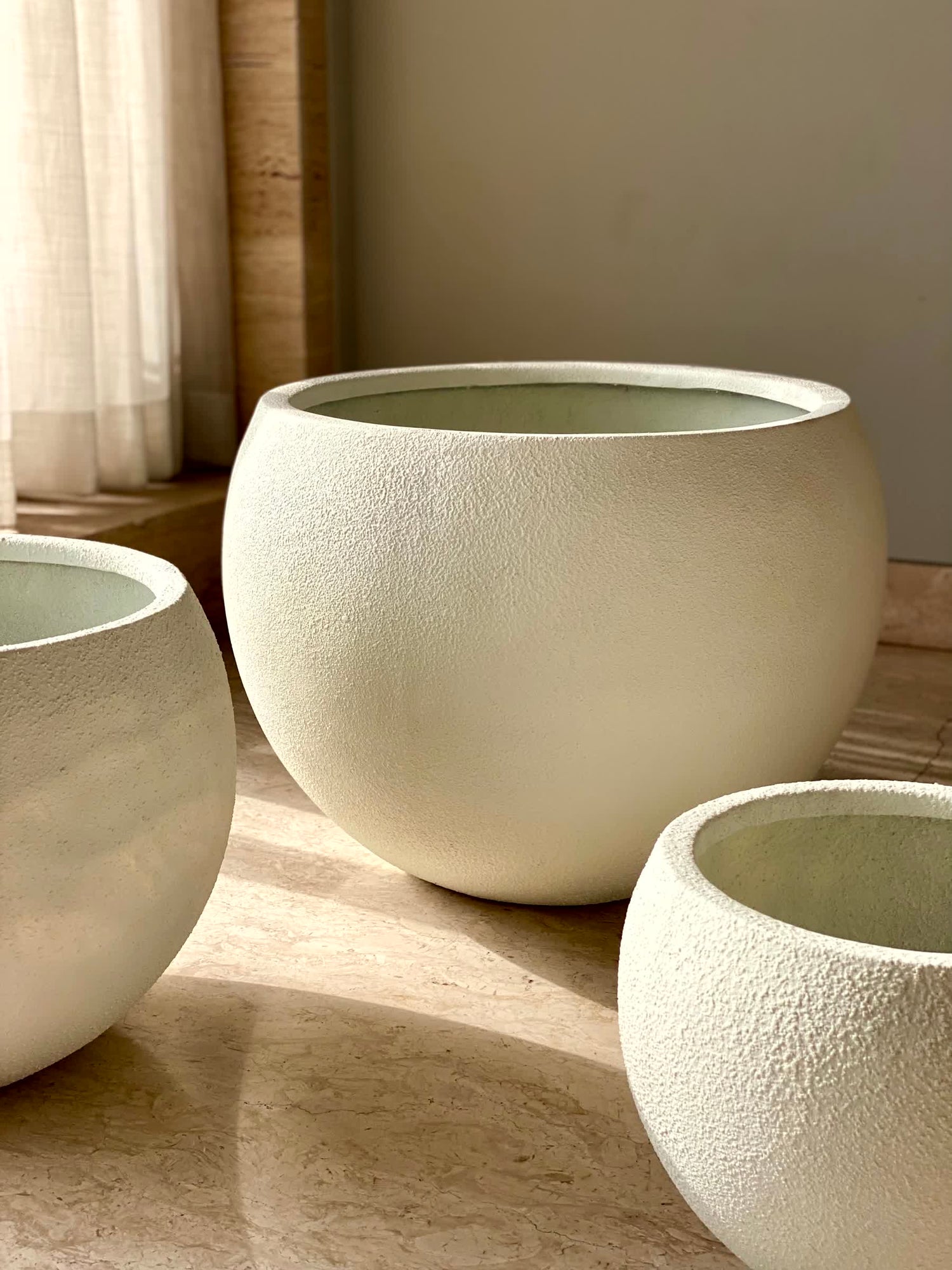 Lithos Planters - Chalk White