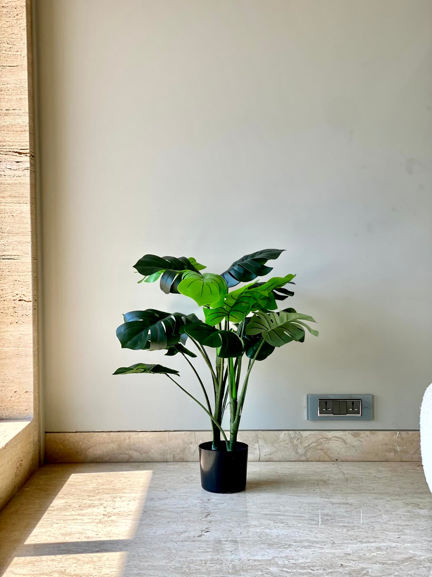 Artificial Monstera Plant (2 Feet)