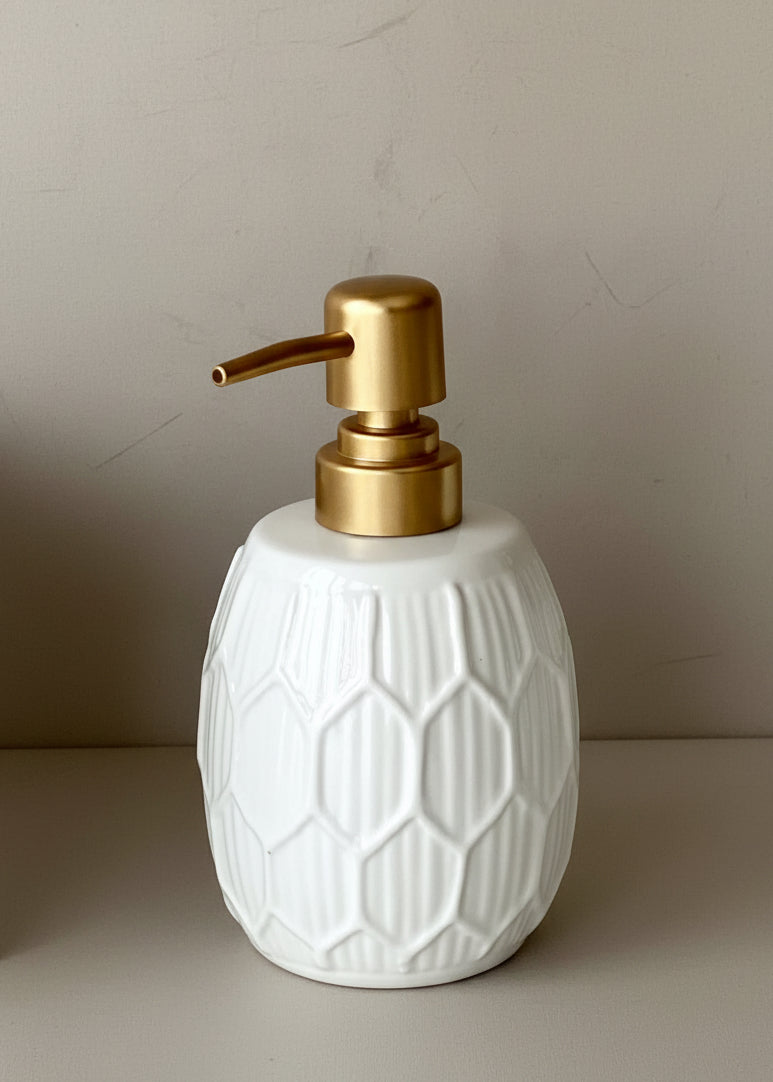 Luna Soap Dispenser White