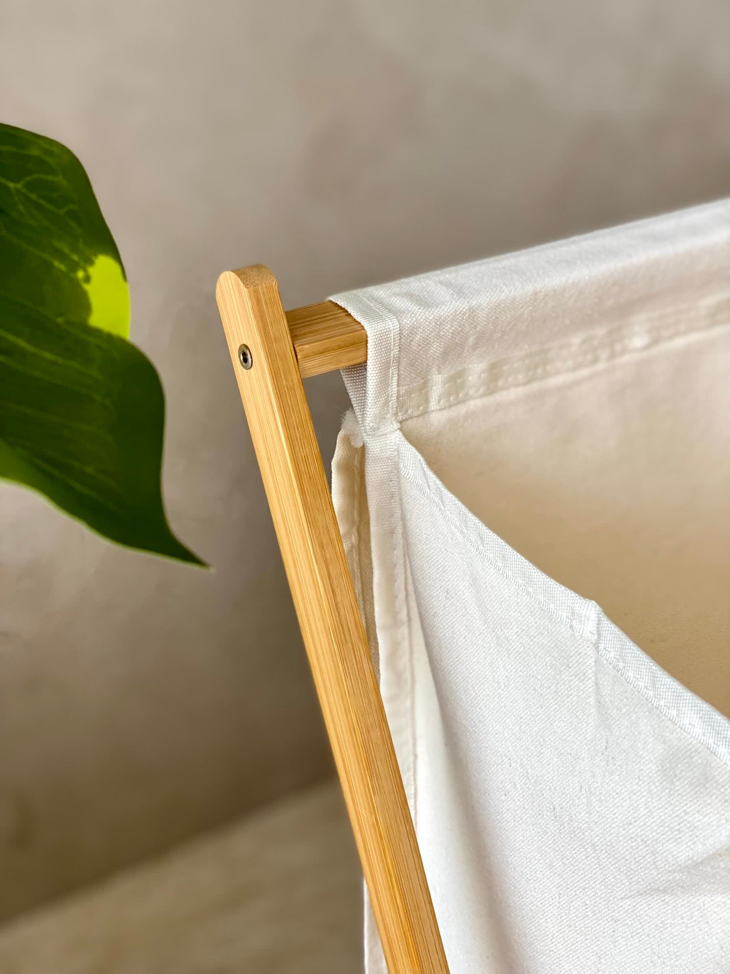 Ermina Luxe Foldable Laundry Basket - White
