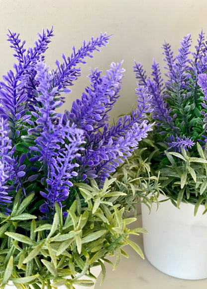 Artificial Lavender Plant - Small (Set of 2)