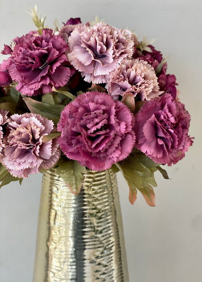 Artificial Mixed Carnation Flower - Set of 2