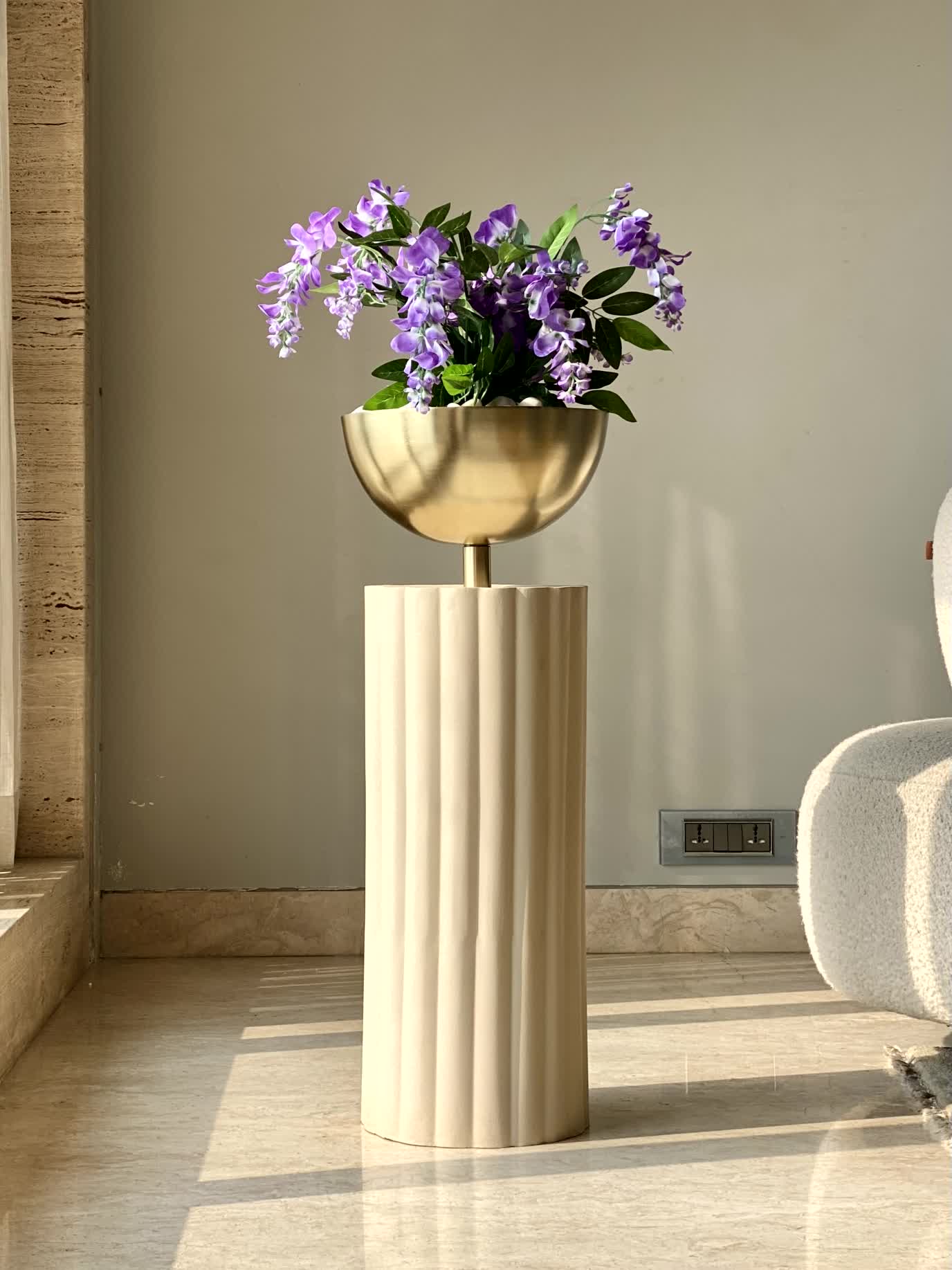 Artificial Bloom Wisteria Plant - 1 Feet