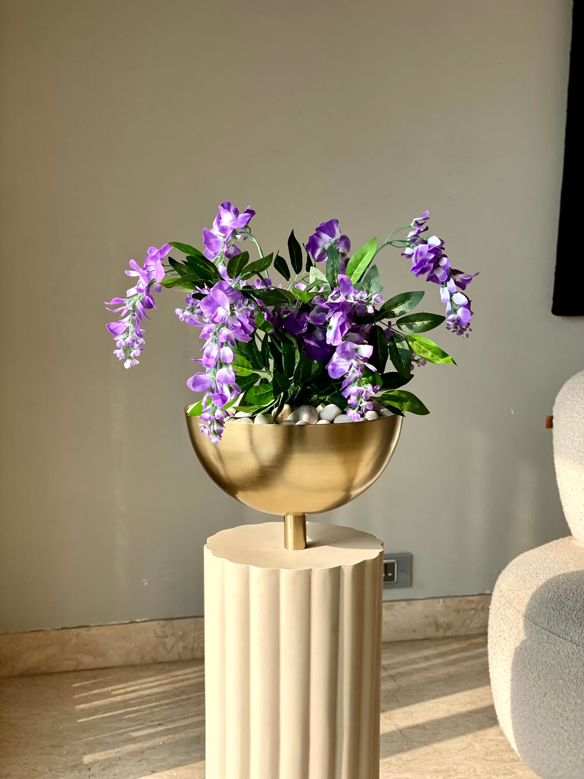 Artificial Bloom Wisteria Plant - 1 Feet