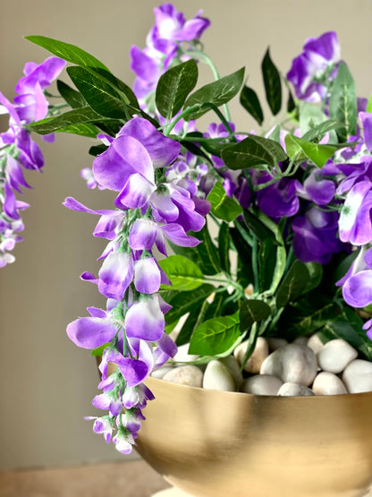 Artificial Bloom Wisteria Plant - 1 Feet