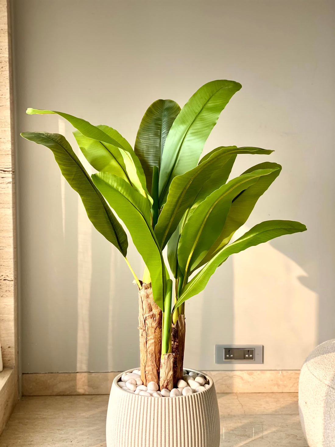 Artificial Banana Grove Plant - 4 Feet