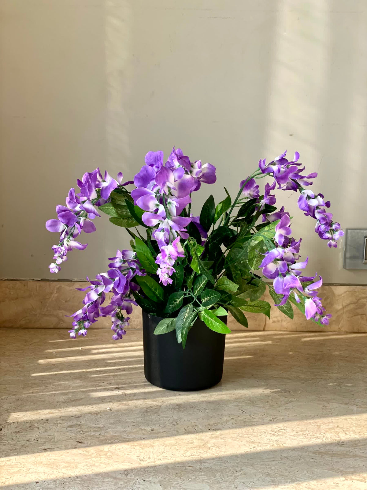 Artificial Bloom Wisteria Plant - 1 Feet