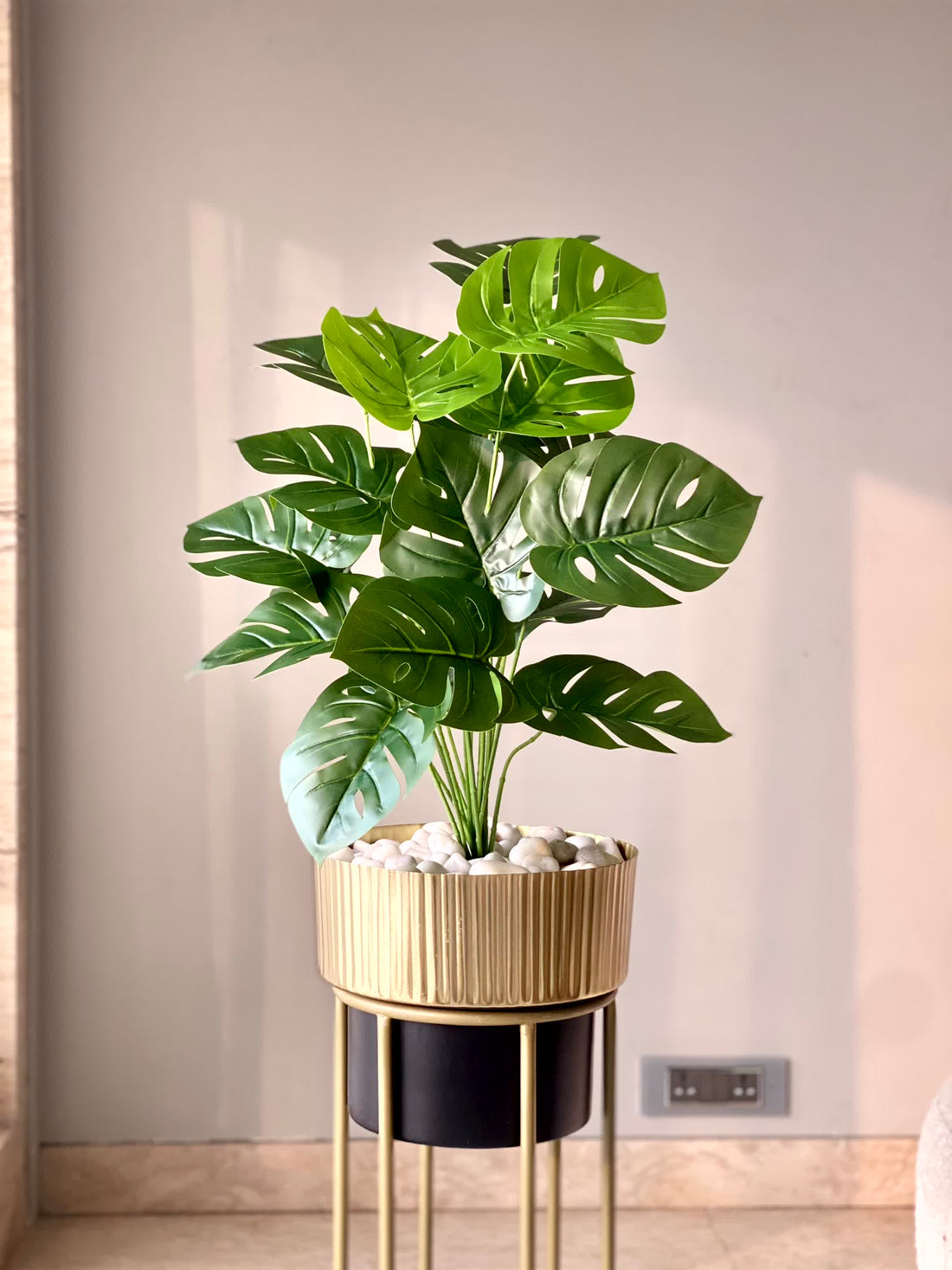 Artificial Botanic Monstera Plant- 2 Feet