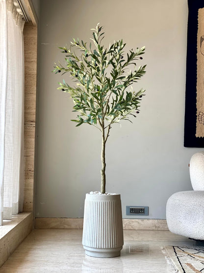 Artificial Mediterranean Olive Plant - 5 Feet
