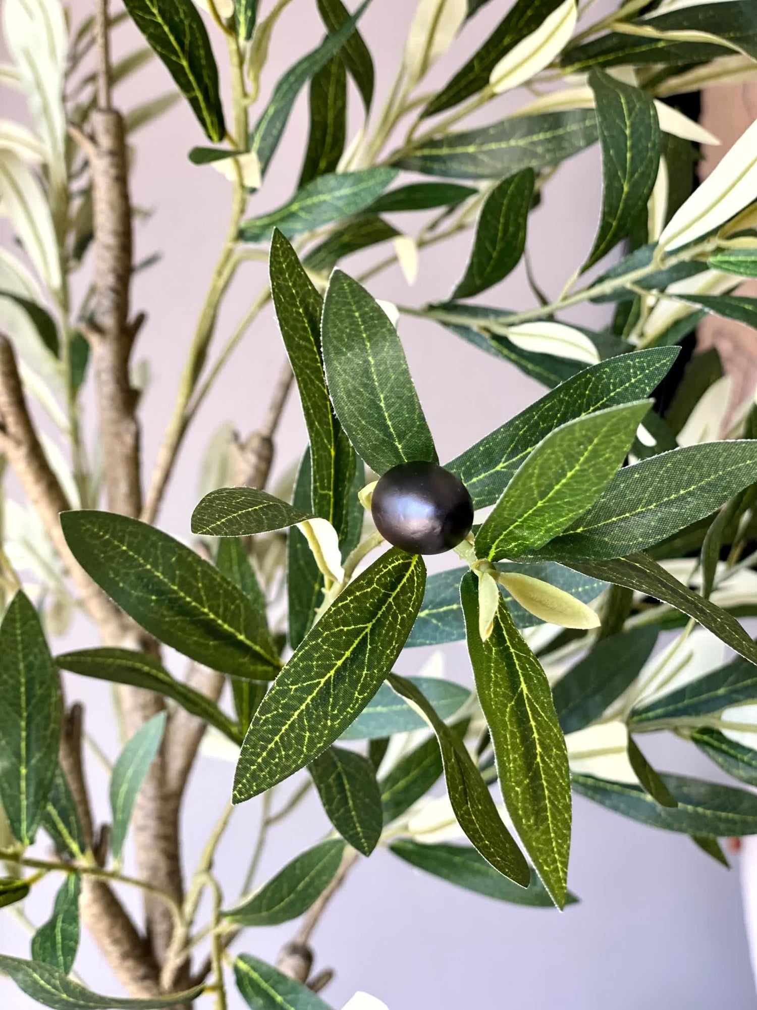 Artificial Mediterranean Olive Plant - 5 Feet