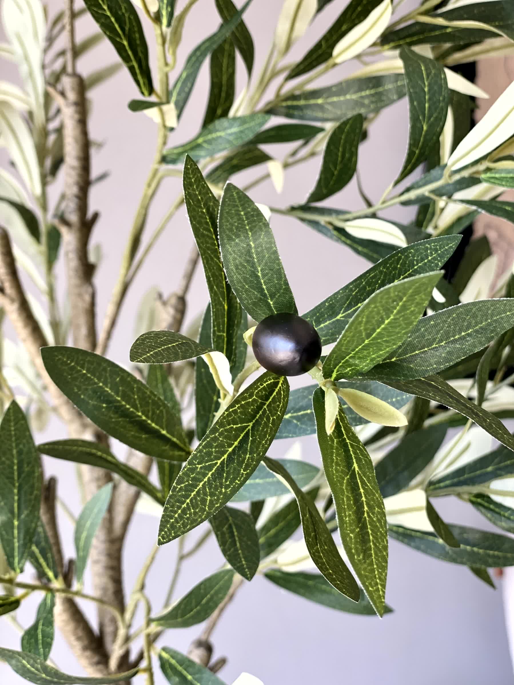Artificial Mediterranean Olive Plant - 5 Feet