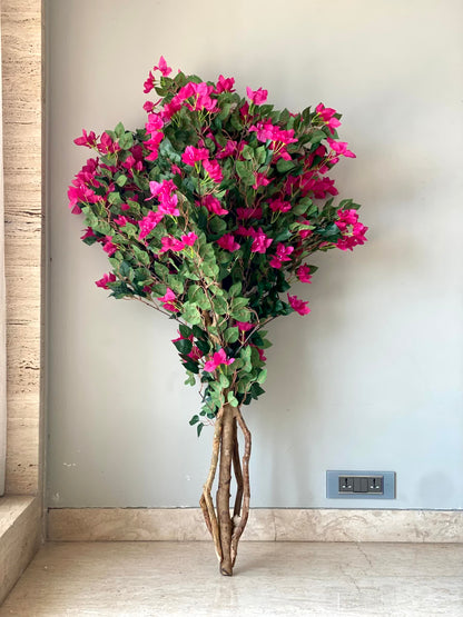 Artificial Regal Pink Bougainvillea Plant - 5 Feet