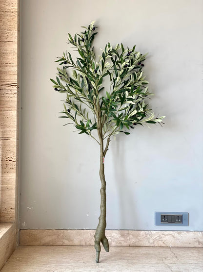 Artificial Mediterranean Olive Plant - 5 Feet