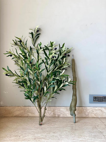 Artificial Mediterranean Olive Plant - 5 Feet