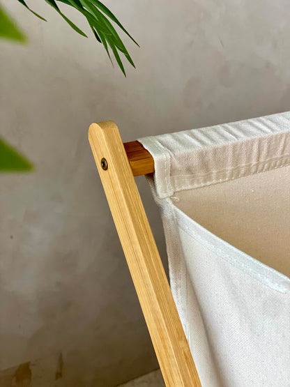Ermina Foldable Laundry Basket - White