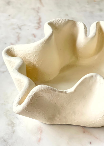 Ivory Wave Trinket Tray