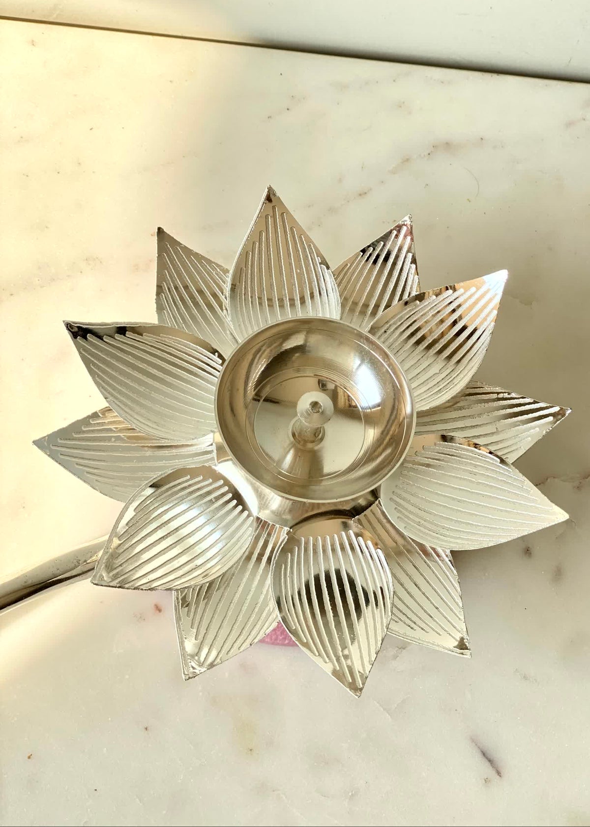 Padma Silver Diya Gift Set