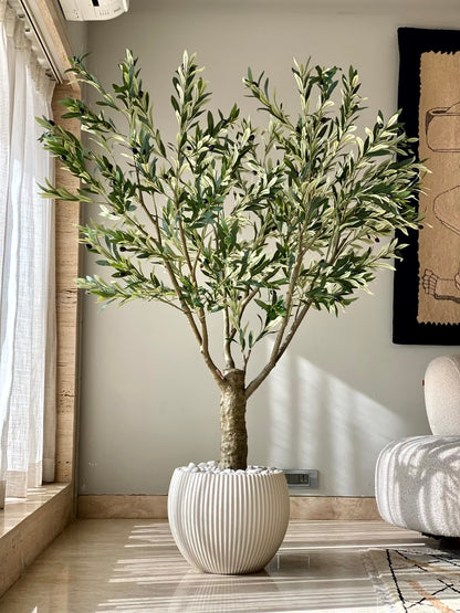 Artificial Mediterria Olive Statement Plant - 6 Feet