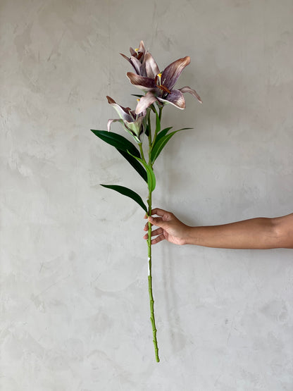 Artificial Mystic Lilly Flower Stem - (One Stem) Pink