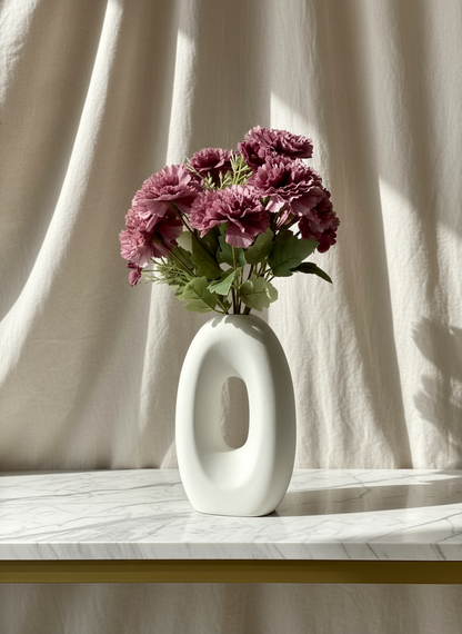 Artificial Western Peony Bunch - Purple