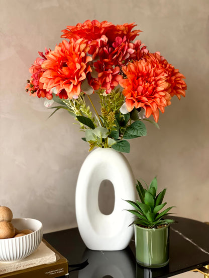 Artificial Daisy Flower Bunch  - Orange