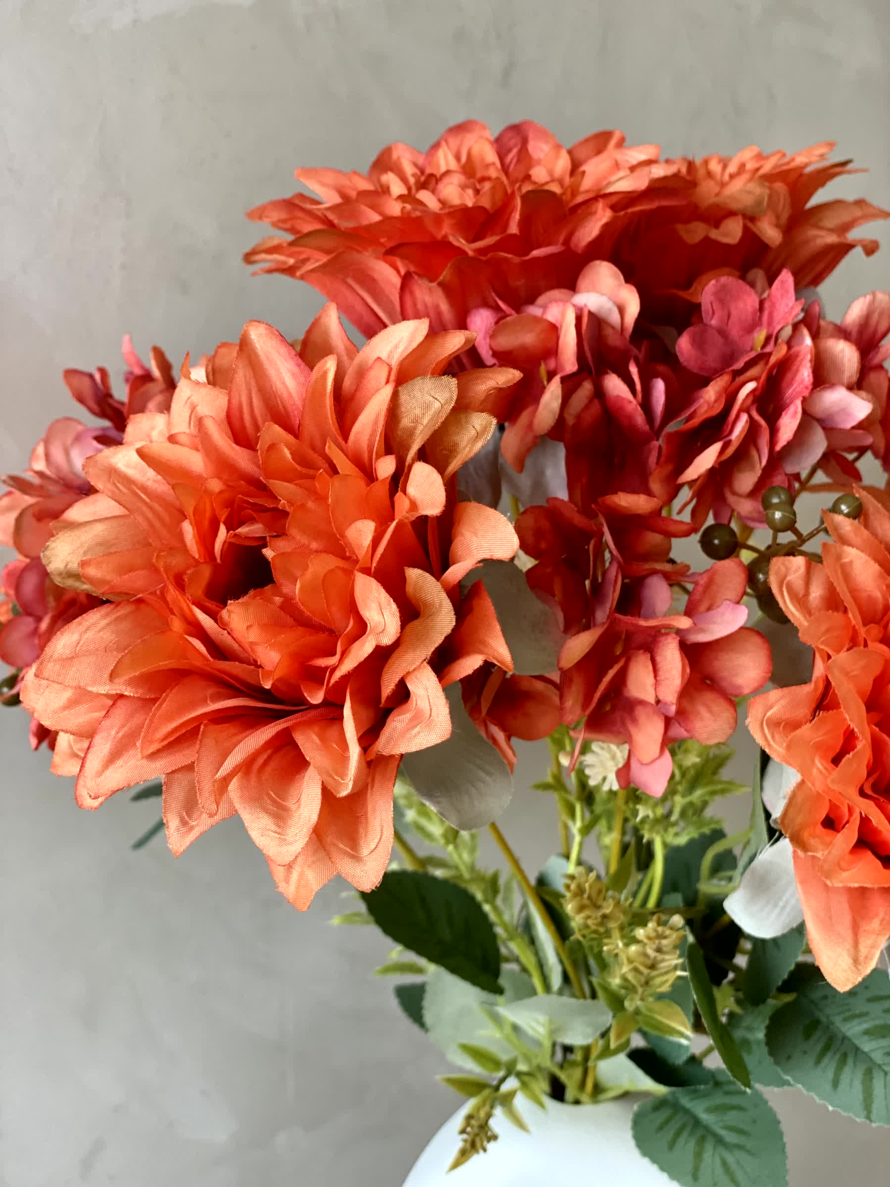 Artificial Daisy Flower Bunch  - Orange
