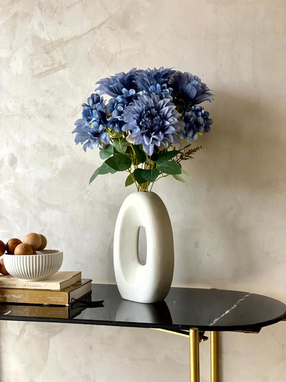 Artificial Daisy Flower Bunch  - Blue