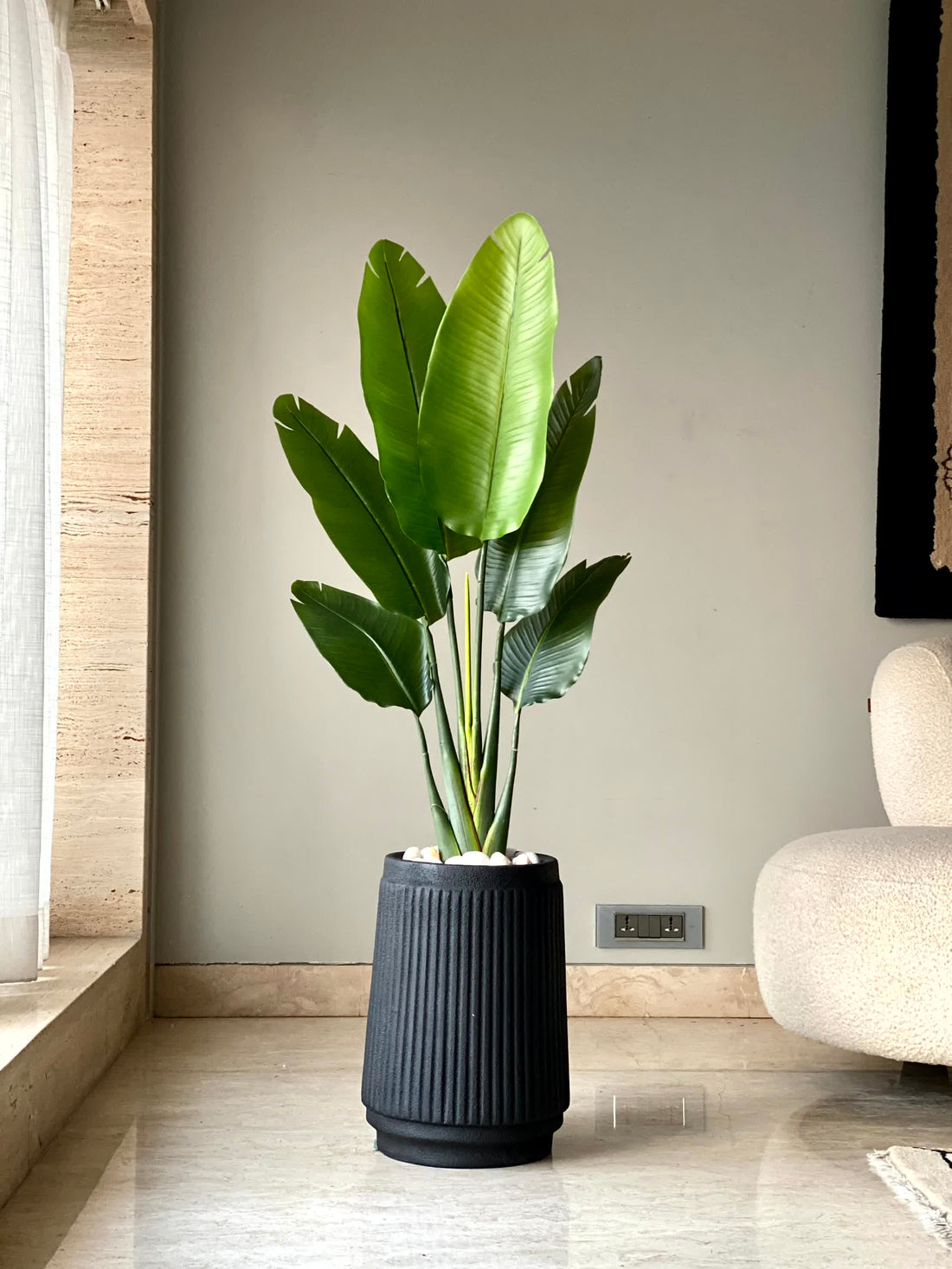 Artificial Banana Canopy Plant - 4 Feet