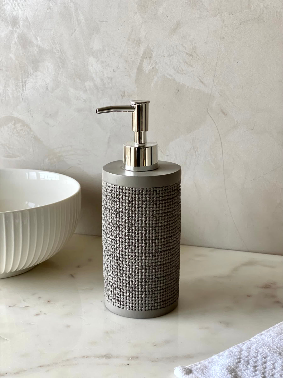 Plaid Bathroom Dispenser