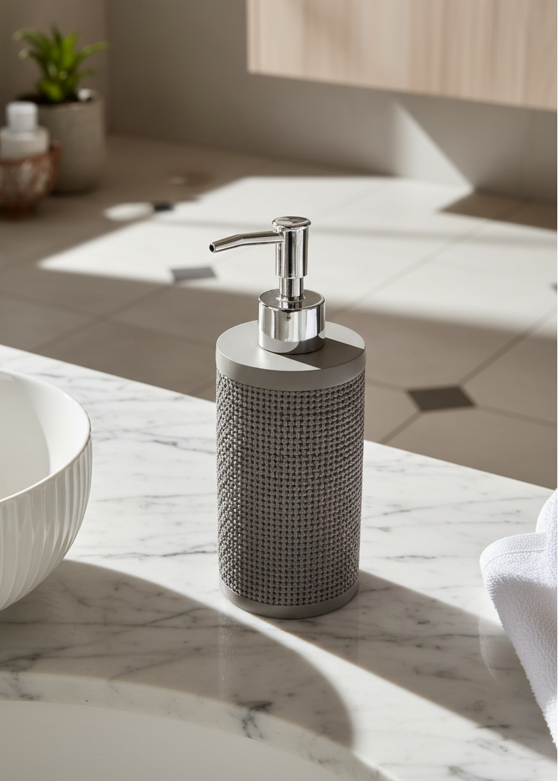 Plaid Bathroom Dispenser