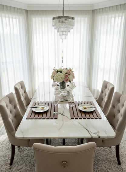 Elm Foldable Table Mats (Set of 2) - Brown