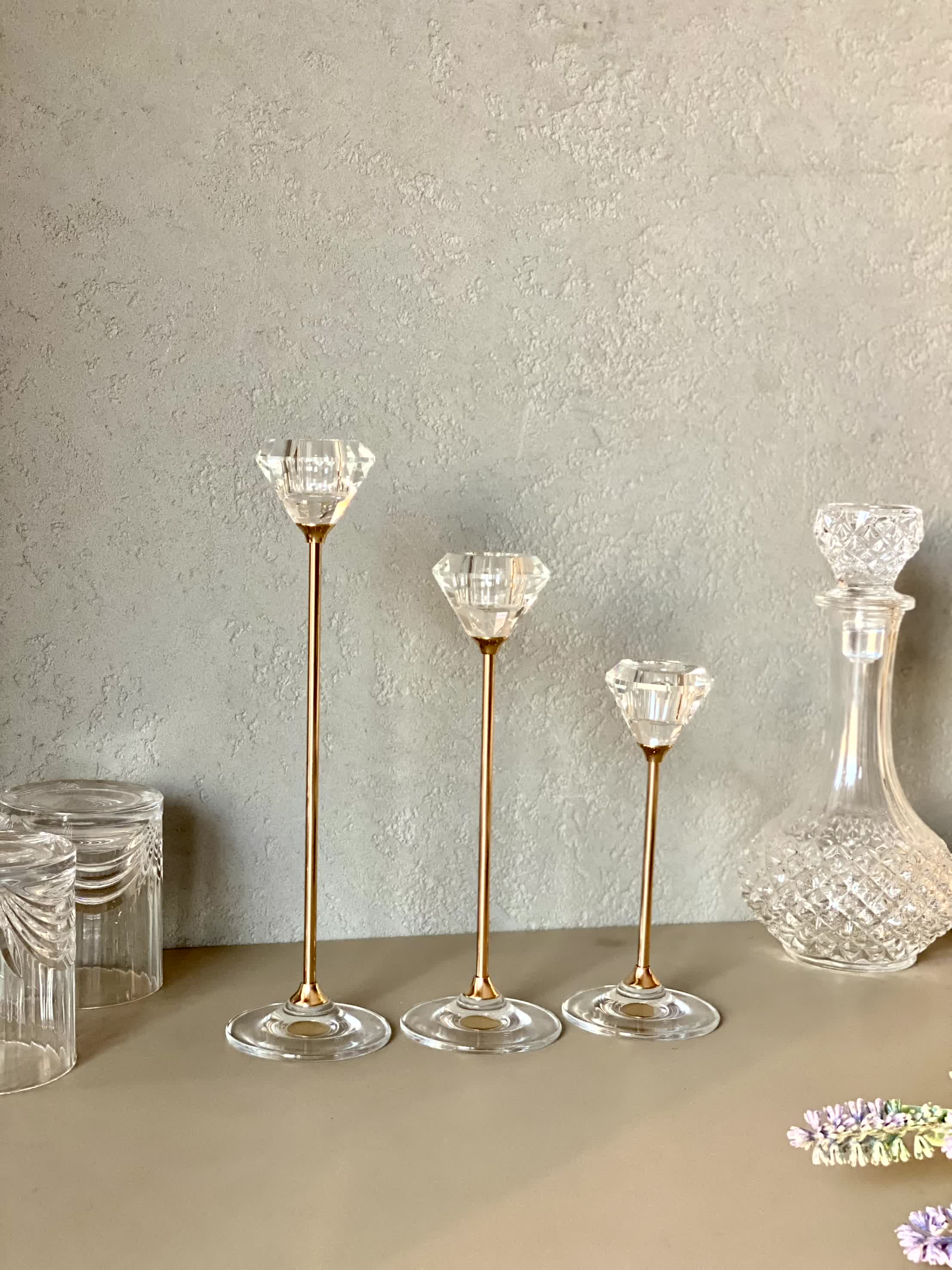 Solis Candle Stand - Set of 3