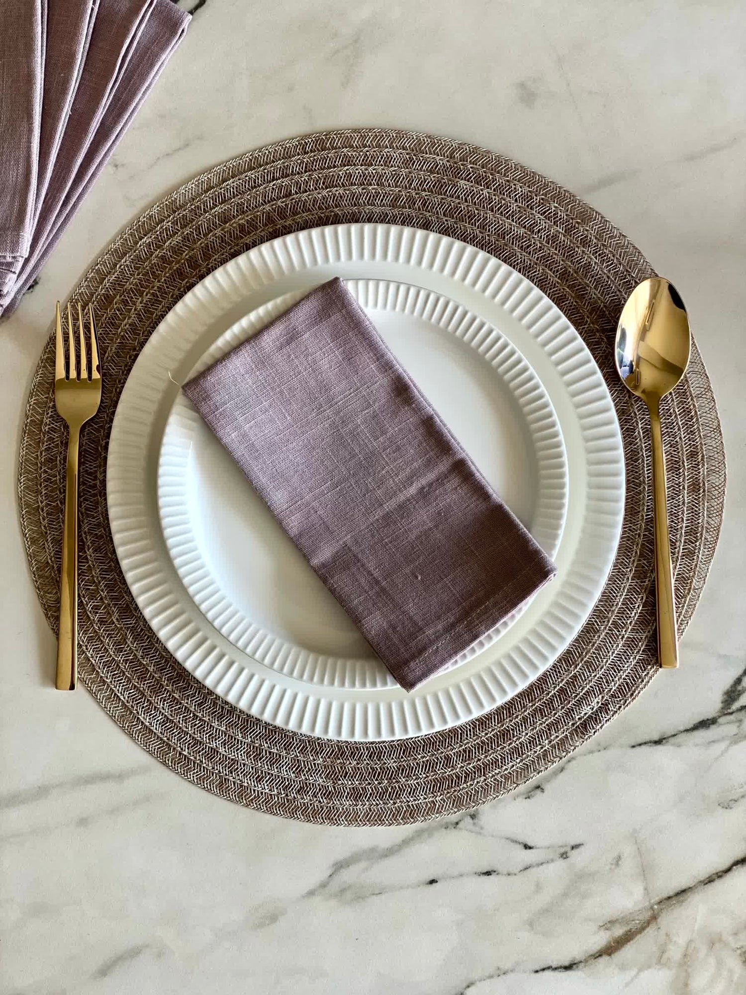 Grey Table Napkins (Set of 6)
