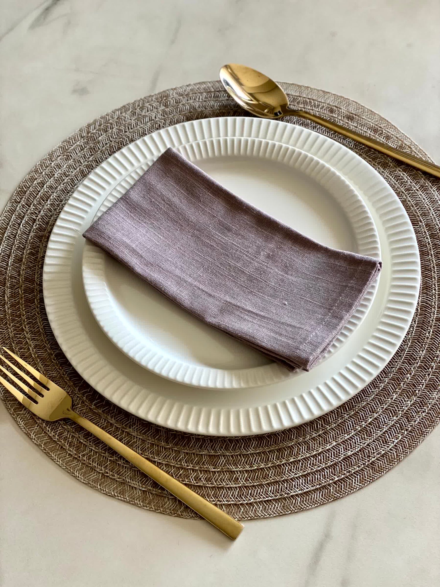 Grey Table Napkins (Set of 6)