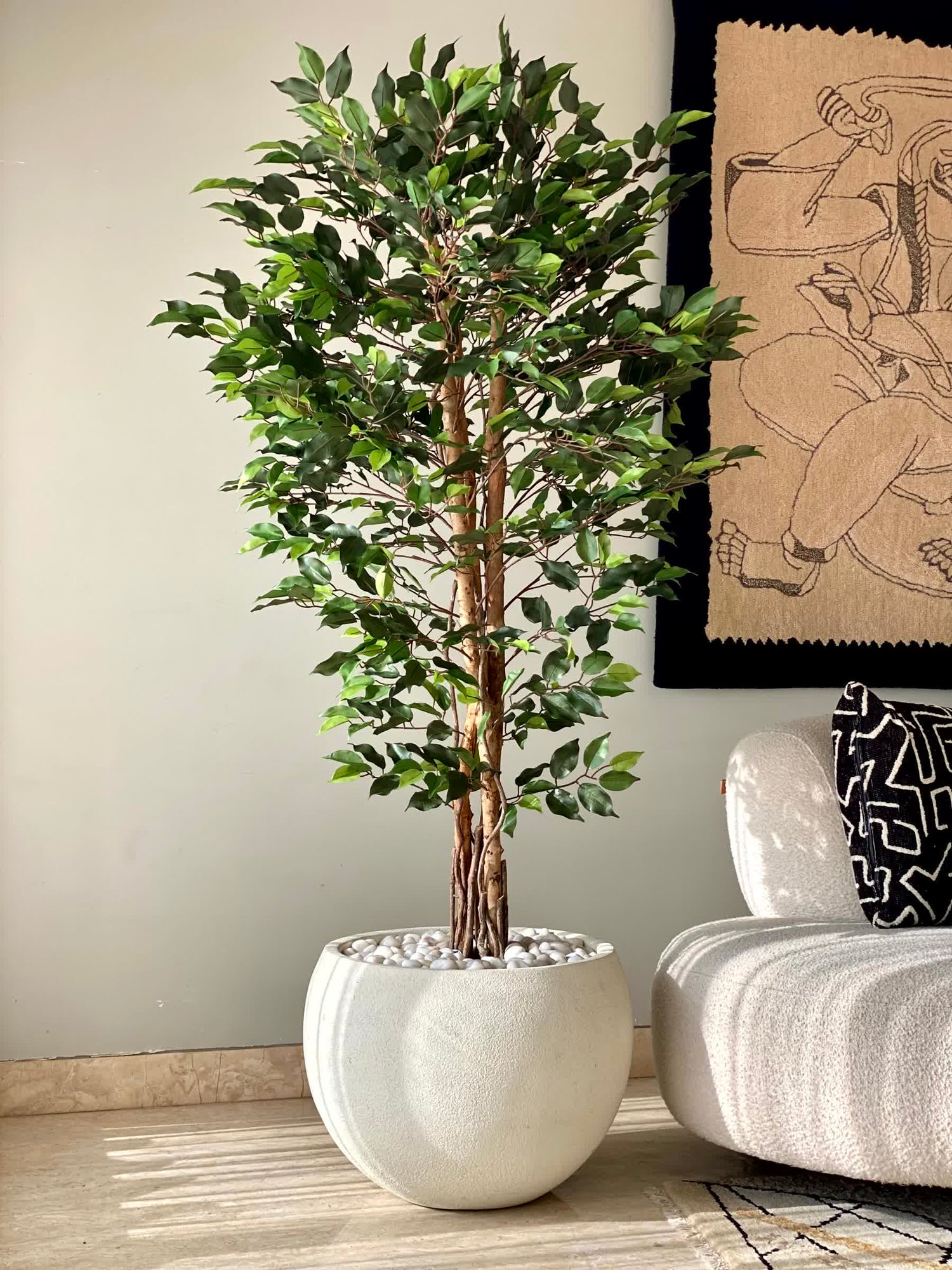 Artificial Natura Ficus Plant - 6 Feet