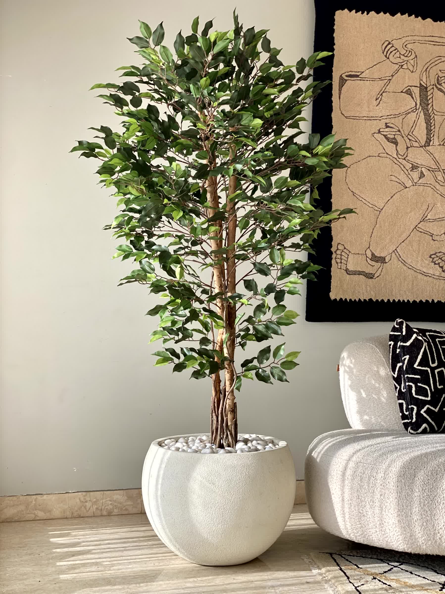 Artificial Natura Ficus Plant - 6 Feet