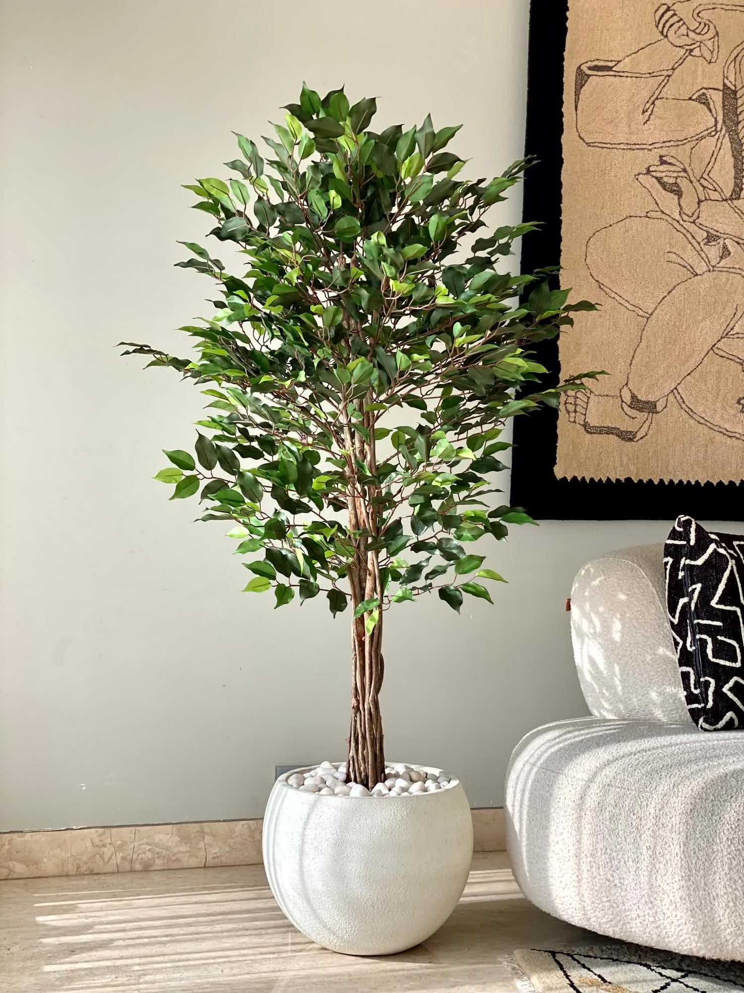 Artificial Natura Ficus Plant - 5 Feet