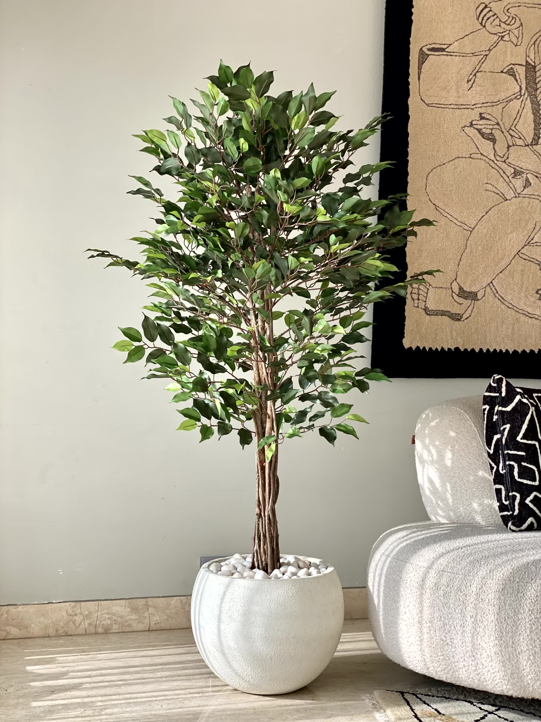 Artificial Natura Ficus Plant - 5 Feet