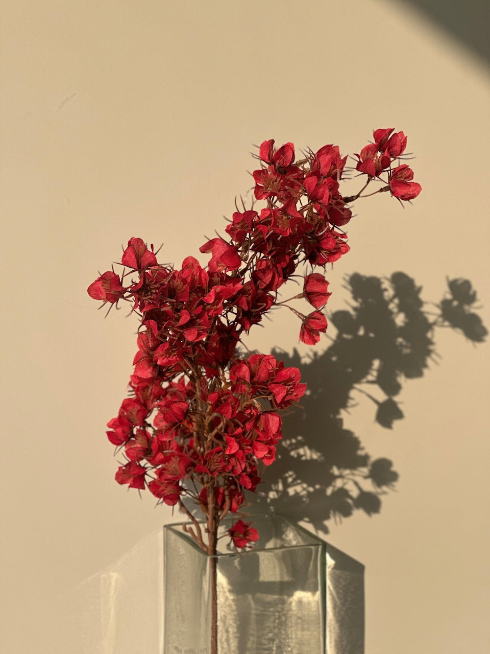 Artificial Cherry Blossom Flower - Red