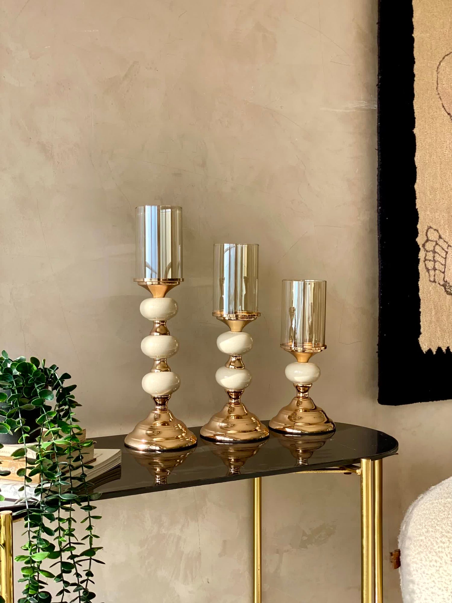 Mystic Small Candle Stand (White)