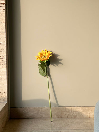 Artificial Sunflower Stick - Yellow