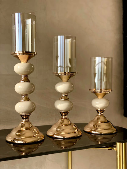 Mystic Small Candle Stand (White)