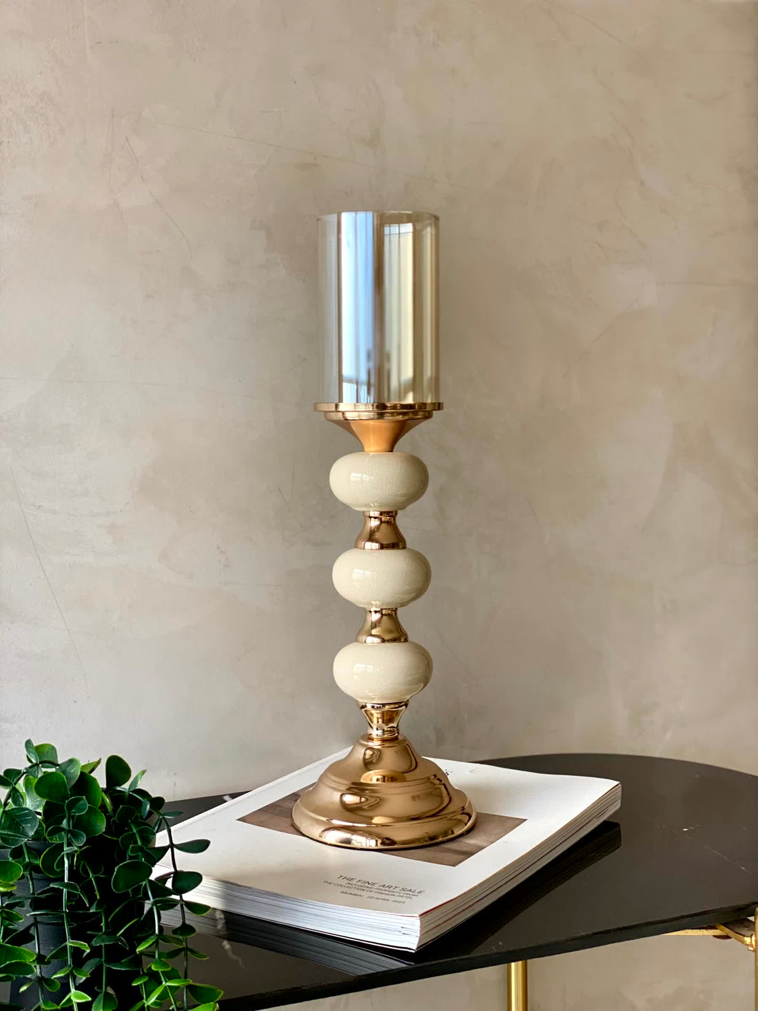 Mystic Large Candle Stand (Ivory)