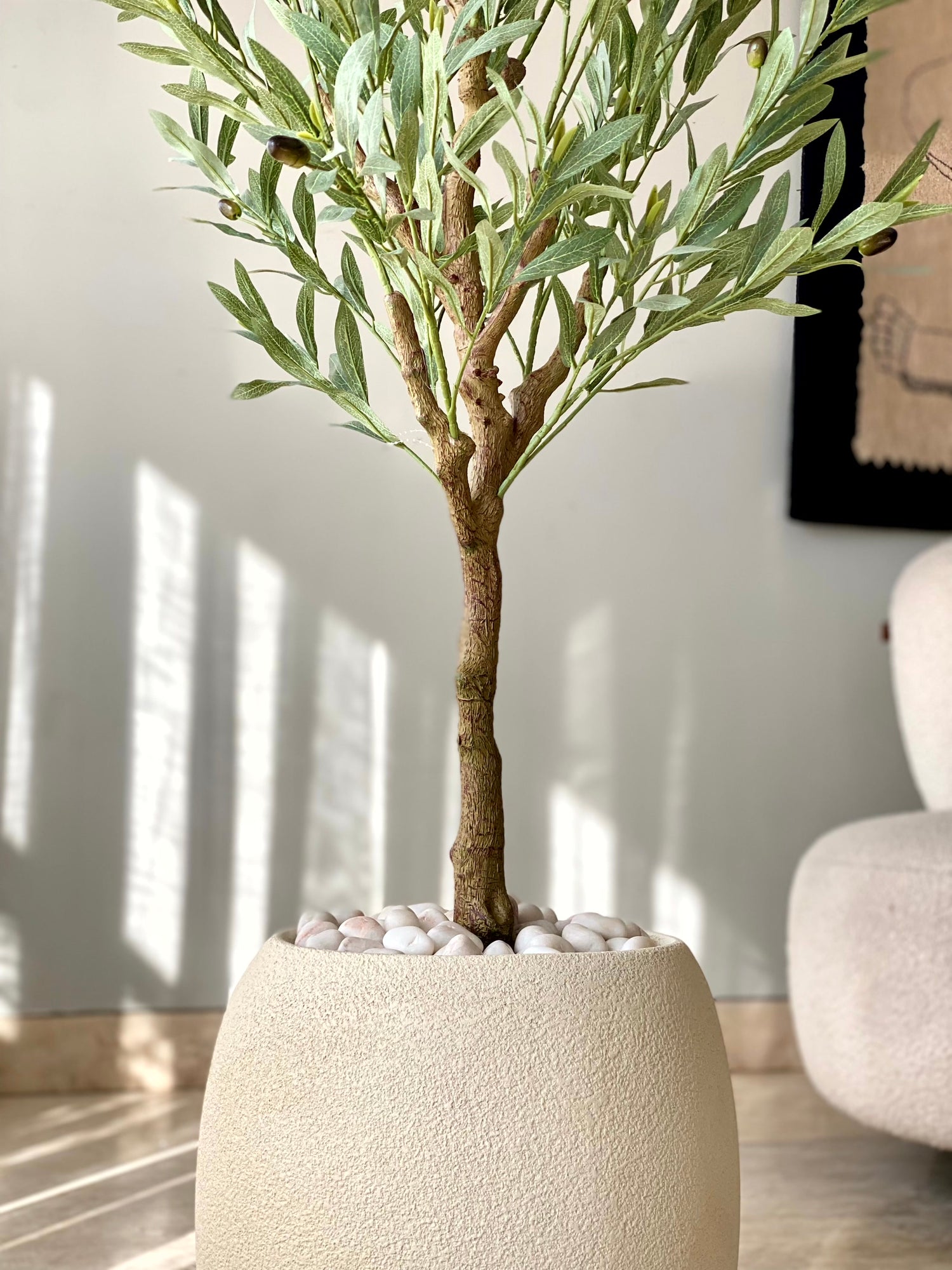 Artificial Tropical Olive Plant - 4.5 Feet