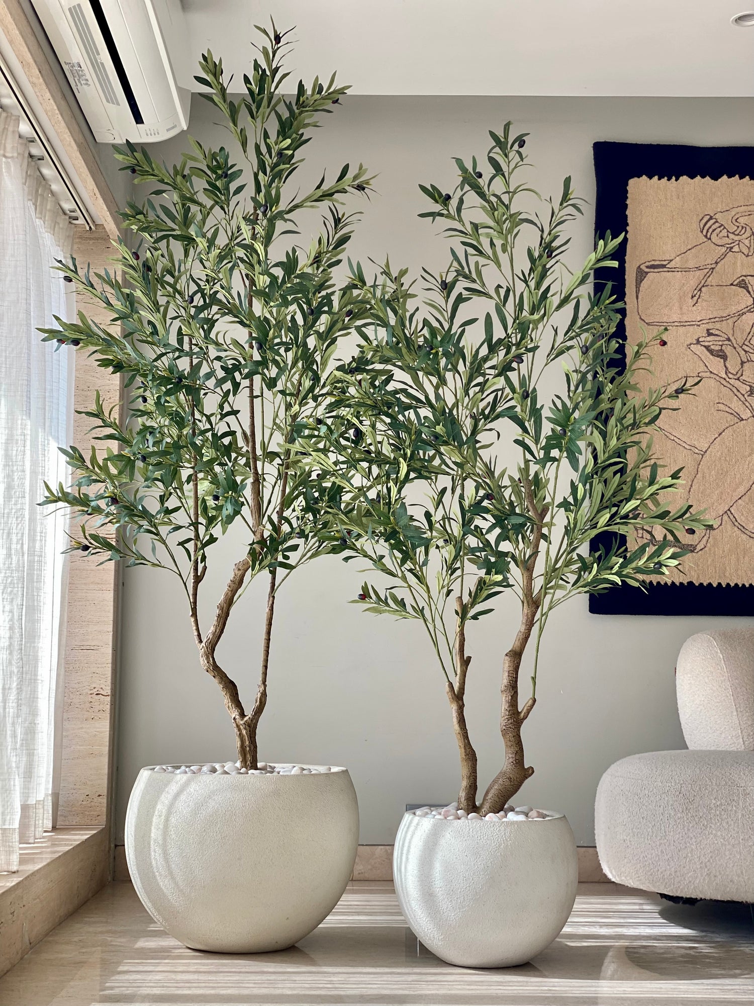 Artificial Olive Serene Plant - 6 Feet