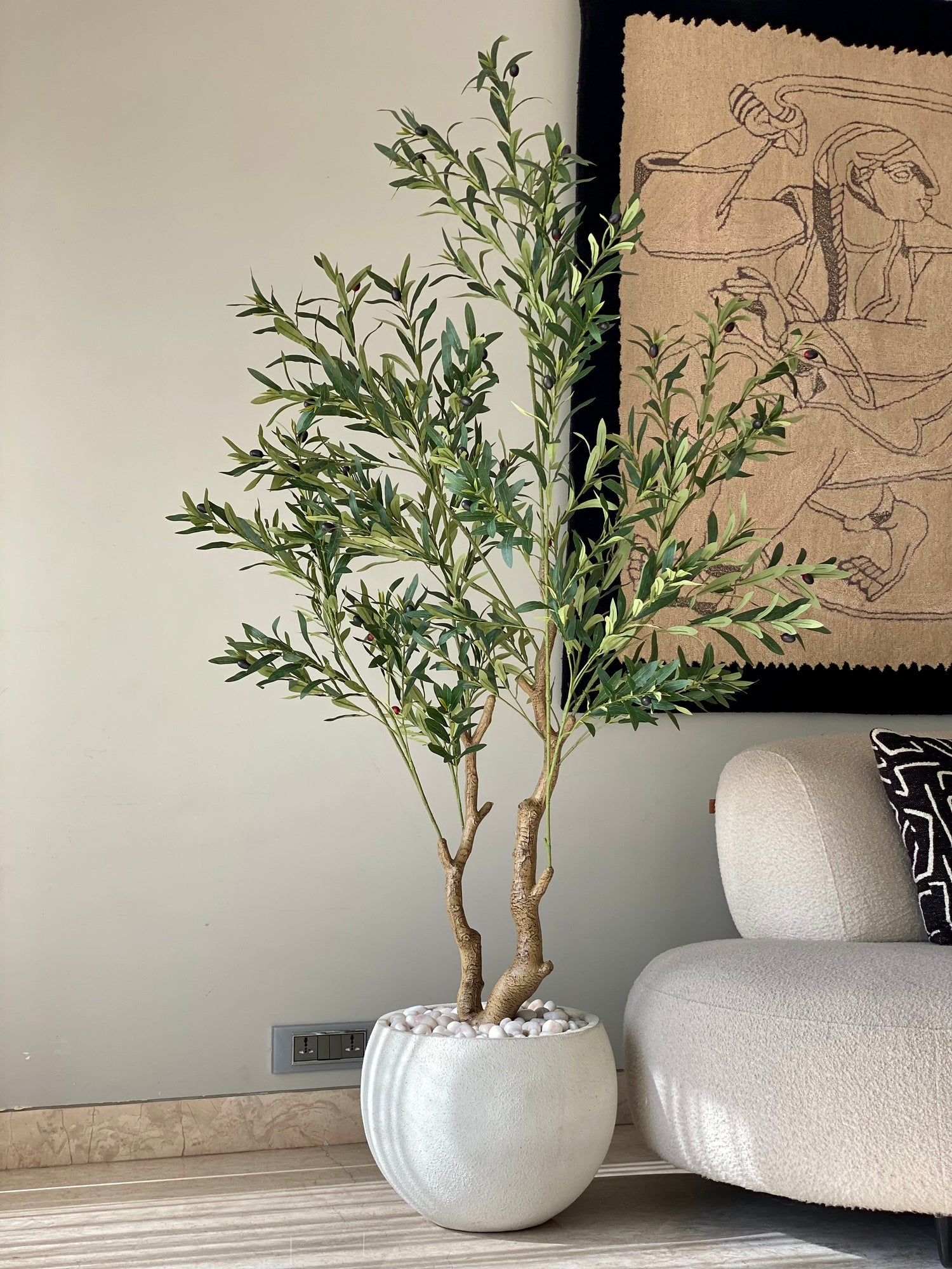 Artificial Olive Serene Plant - 6 Feet